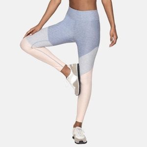 Outdoor Voices Spring Leggings Lake/Dove/Rose NWOT
